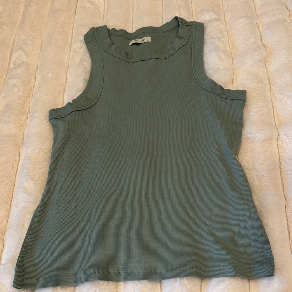 Madewell Sage Green Tank Top